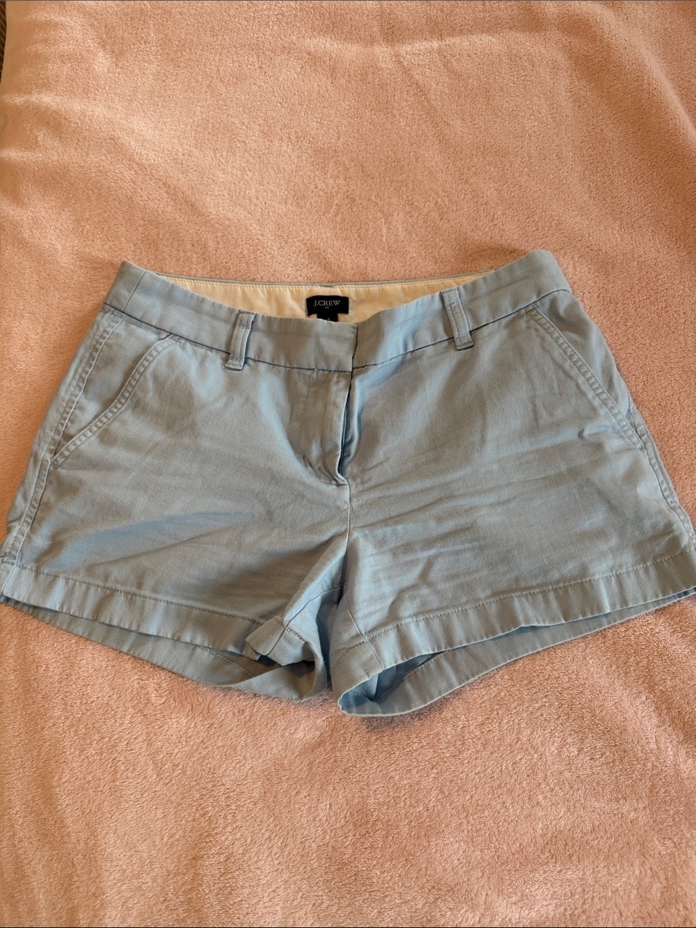 J. Crew Baby Blue Women's Cotton Chino Shorts